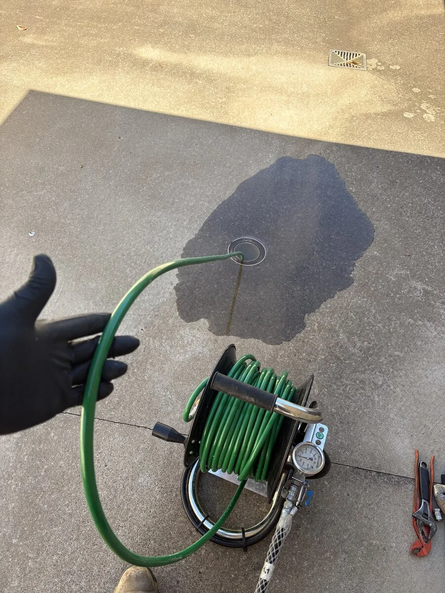 Residential plumbing job