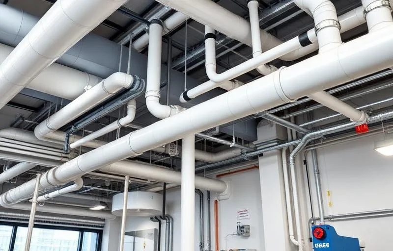 Commercial plumbing — industrial pipe systems
